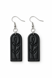 Flannel and Fall Boho Arch/Leaf Earrings