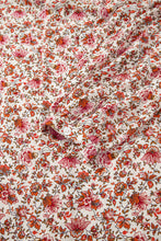 Florence Red Floral Puff Sleeve Blouse