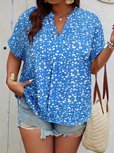 Flowers On My Mind Curvy Top