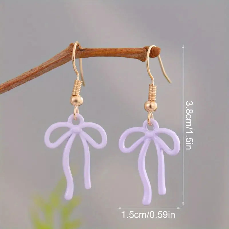 Forever Yours Bow Earrings