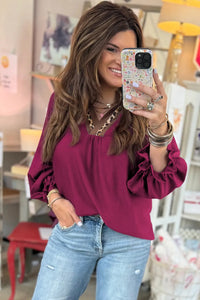 Foster Bracelet Sleeve Blouse