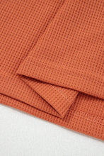 Franklin Waffle Print Drawstring Hoodie