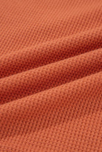 Franklin Waffle Print Drawstring Hoodie