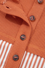 Franklin Waffle Print Drawstring Hoodie