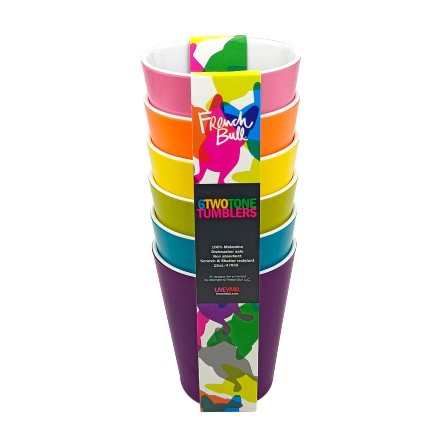 French Bull Rainbow Tumbler Set