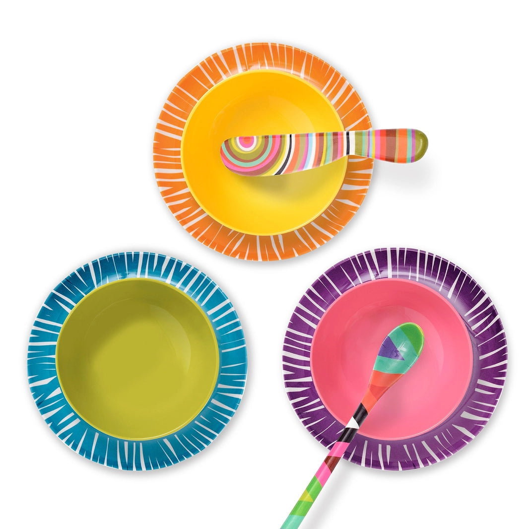 French Bull Fringe 6.5" Appetizer Plate-Set of 6
