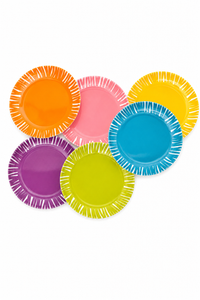 French Bull Fringe 6.5" Appetizer Plate-Set of 6