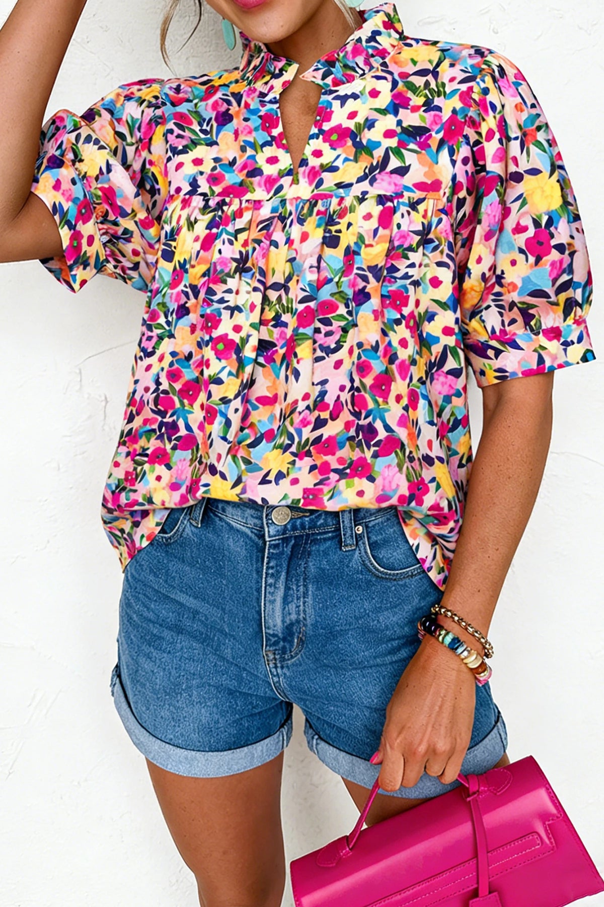 Garden of Grace Floral Blouse