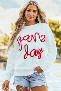 Game Day Tinsel Sweatshirt