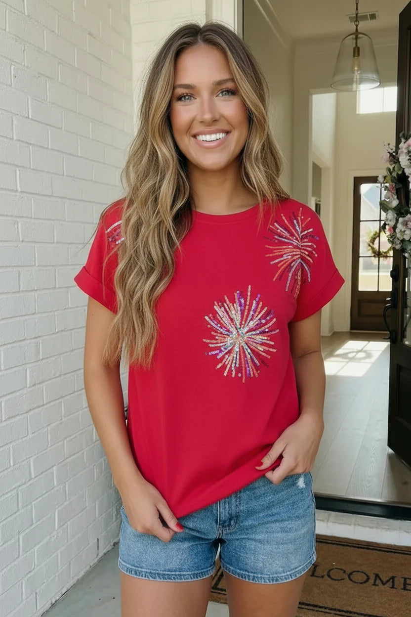Sequin Firework Top