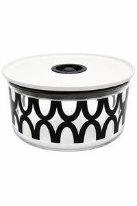 French Bull Glass Storage - Oval