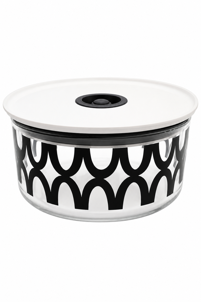 French Bull Glass Storage - Oval