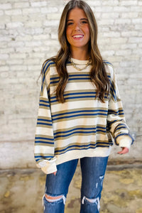 Gracie Striped Sweatshirt
