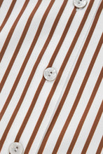 Grant Brown Stripe/Leopard Dress