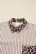 Grant Brown Stripe/Leopard Dress