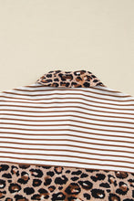 Grant Brown Stripe/Leopard Dress