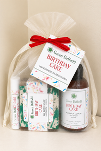 Birthday Cake Organdy Quartet Gift Set -  Birthday Gift