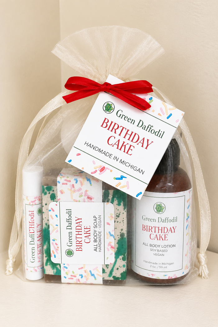 Birthday Cake Organdy Quartet Gift Set -  Birthday Gift