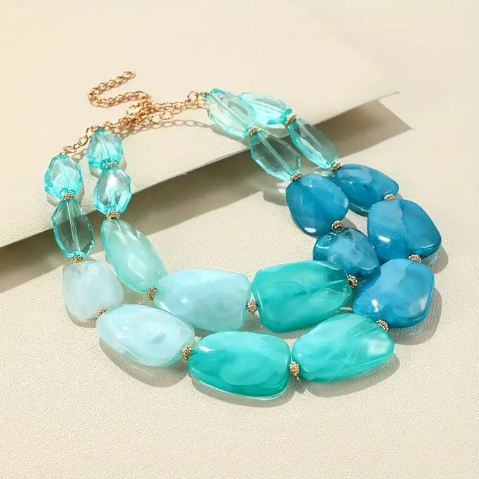 Happier Now Double Layer Necklace