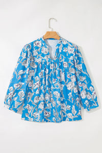 Harlan Wyatt Floral Blouse