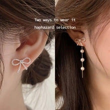 Harriett Bow Fringe Earrings