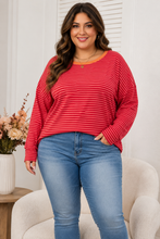 Hayes Striped Top Curvy