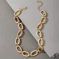 Heba Chunky Oval Chain Necklace