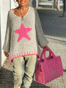 Juliana Star Sweater in Curvy