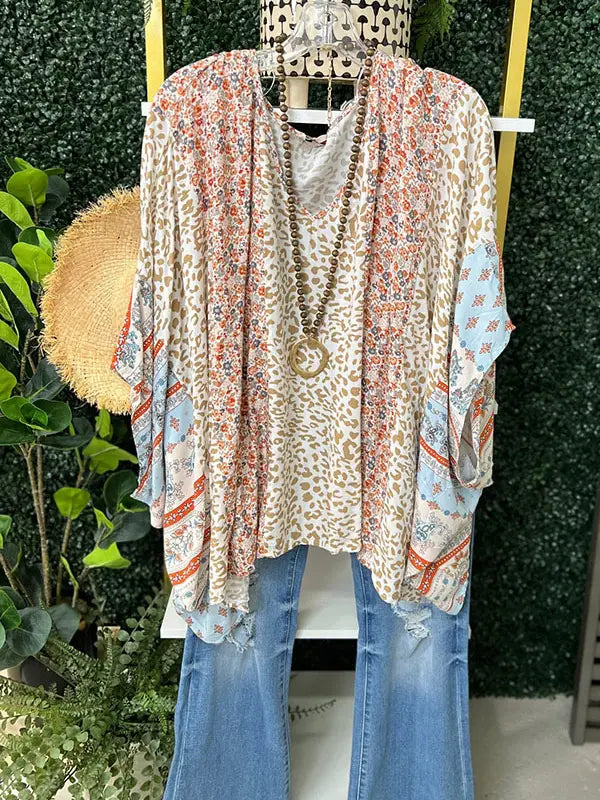 In Your Favor Patchwork Top