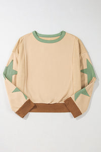 Iris Patchwork Star Sweatshirt