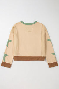 Iris Patchwork Star Sweatshirt