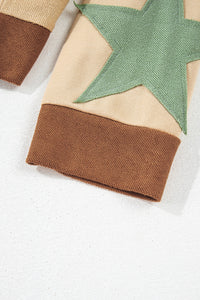 Iris Patchwork Star Sweatshirt