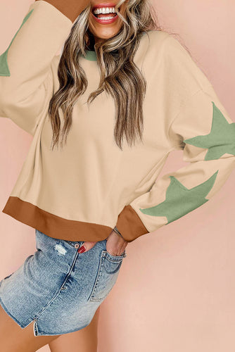 Iris Patchwork Star Sweatshirt