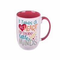 Mug Red Big Heart to Shape Minds