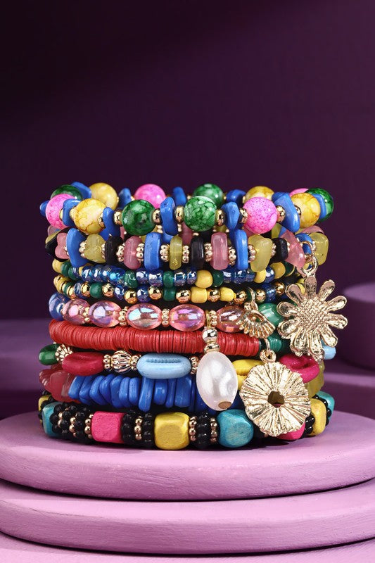 Ivory Claire Bracelet with Charms
