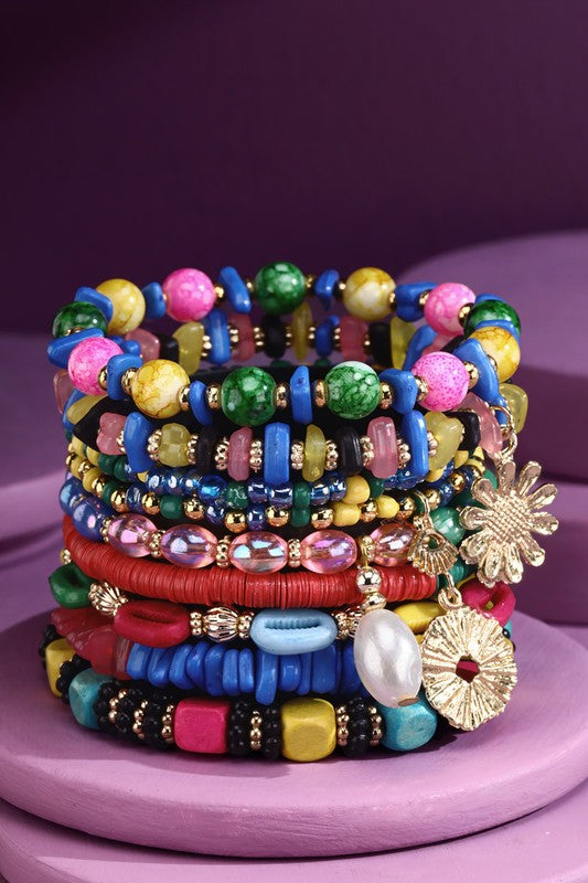 Ivory Claire Bracelet with Charms