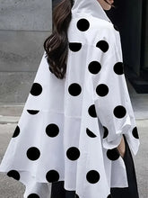 Jetson Polka Dot Top in Curvy