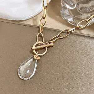 Jia Teardrop Pendant Necklace