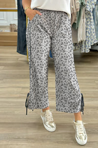 Judith Gray Leopard Pants