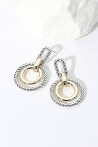 Junie Geometric Drop Earrings