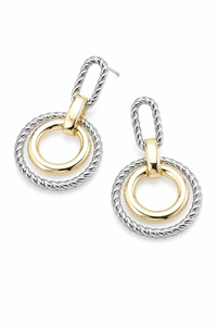 Junie Geometric Drop Earrings