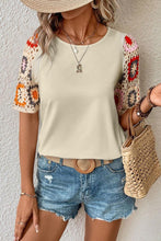 Letty Crochet Sleeve Top