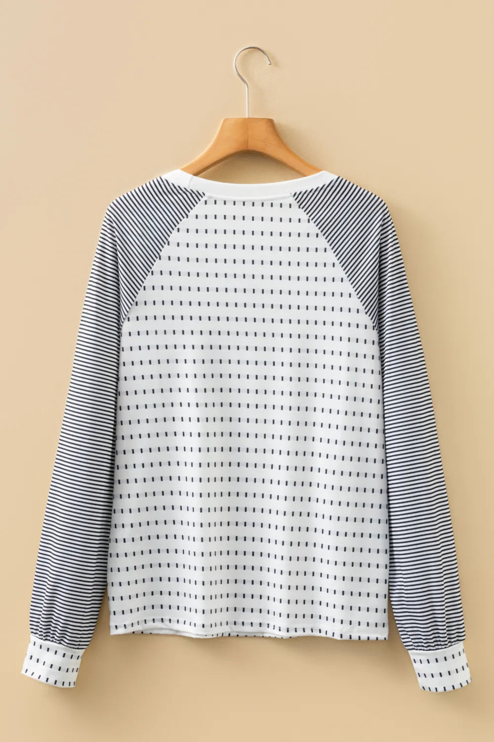 Kashton Coy Stripe Raglan Top