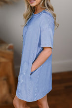 Kirsty Flower Patchwork T Shirt Dress