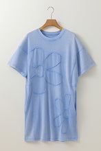 Kirsty Flower Patchwork T Shirt Dress