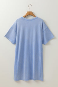 Kirsty Flower Patchwork T Shirt Dress
