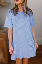 Kirsty Flower Patchwork T Shirt Dress
