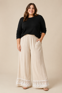 Lace On The Lane Pants in Curvy