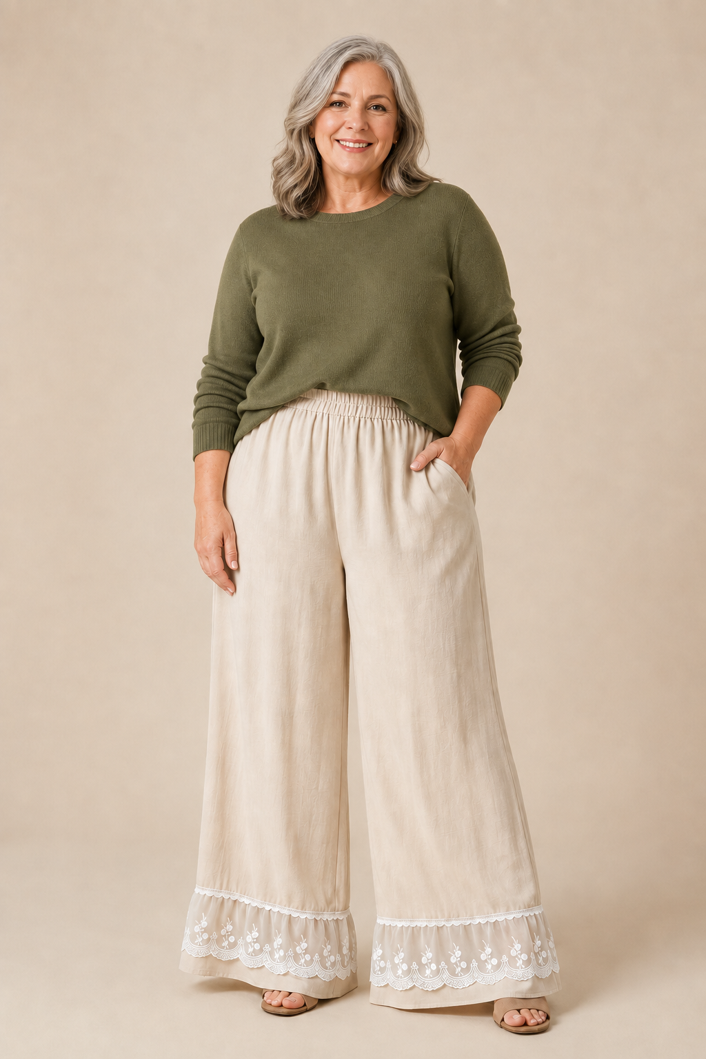 Lace On The Lane Pants in Curvy
