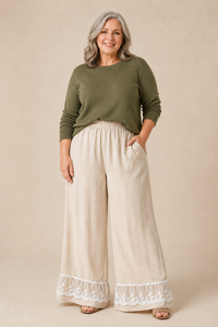 Lace On The Lane Pants in Curvy
